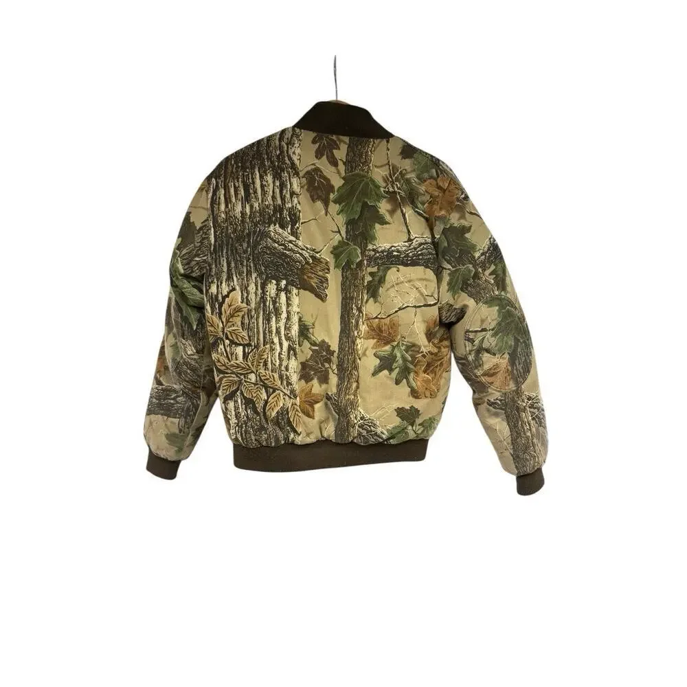 cabelas outdoor gear premier northern goose down coat Realtree‎ Camo kids large